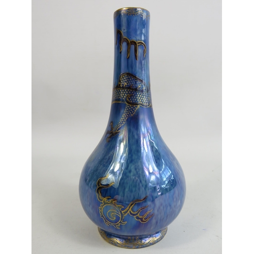 26 - Wedgwood Dragon lustre fairyland vase. 21cm tall. Designed by Daisy Makeig-Jones.