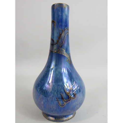 26 - Wedgwood Dragon lustre fairyland vase. 21cm tall. Designed by Daisy Makeig-Jones.