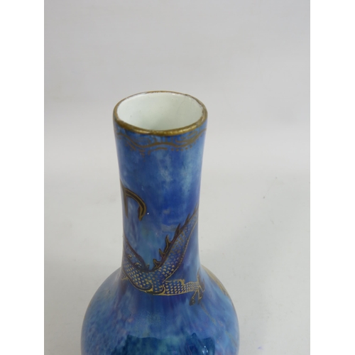 26 - Wedgwood Dragon lustre fairyland vase. 21cm tall. Designed by Daisy Makeig-Jones.
