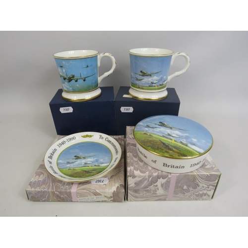 275 - 4 Coalport RAF Commemorative china, Battle of Britain etc.