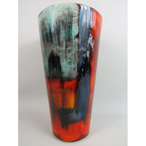 30 - Very Large Poole pottery vase in the Gemstones living glaze. 13.5