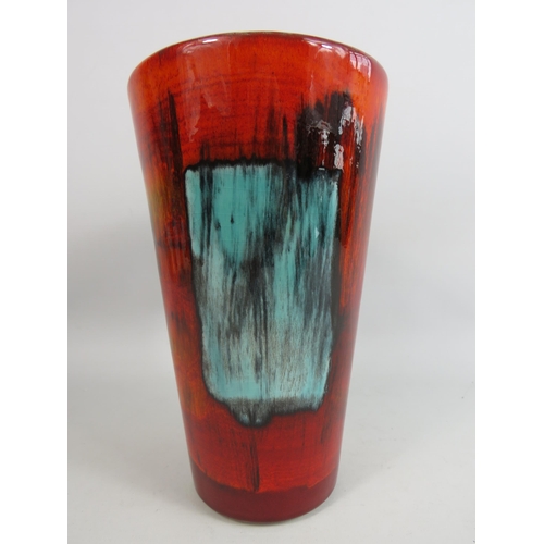 31 - Large Poole pottery vase in the Gemstones living glaze. 9.5