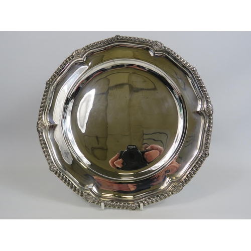 279 - West and Son Irish sterling silver Salver, Dublin 1879 total weight 624.6 grams. 10