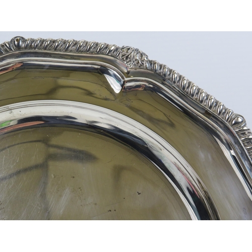 279 - West and Son Irish sterling silver Salver, Dublin 1879 total weight 624.6 grams. 10