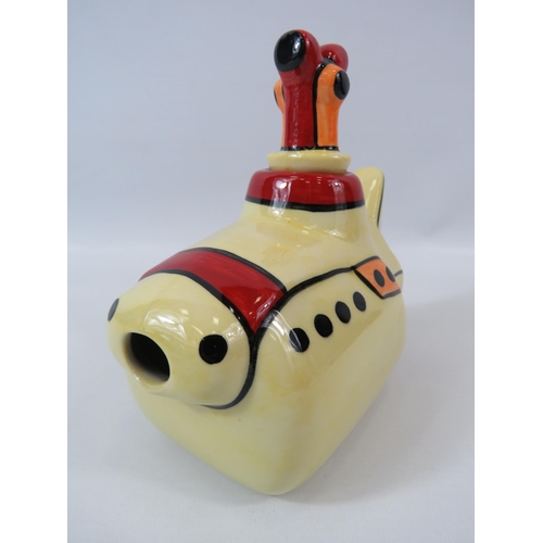 4 - Lorna Bailey Yellow Submarine Teapot. 6