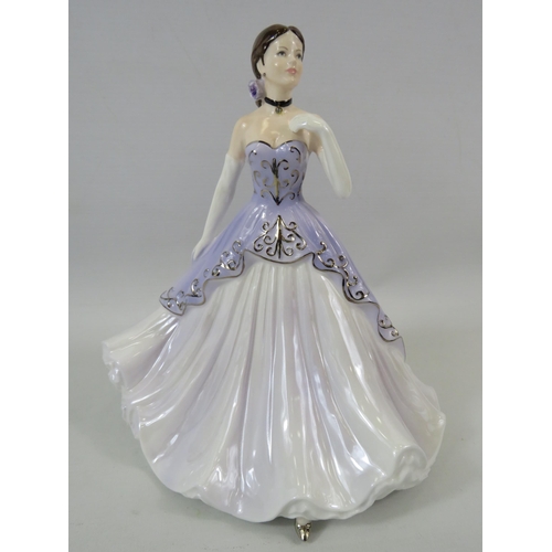 48 - Coalport figurine The Gem collection Diamond Limited edition No 294/1500. Approx 9