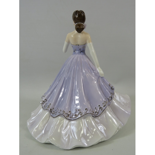 48 - Coalport figurine The Gem collection Diamond Limited edition No 294/1500. Approx 9