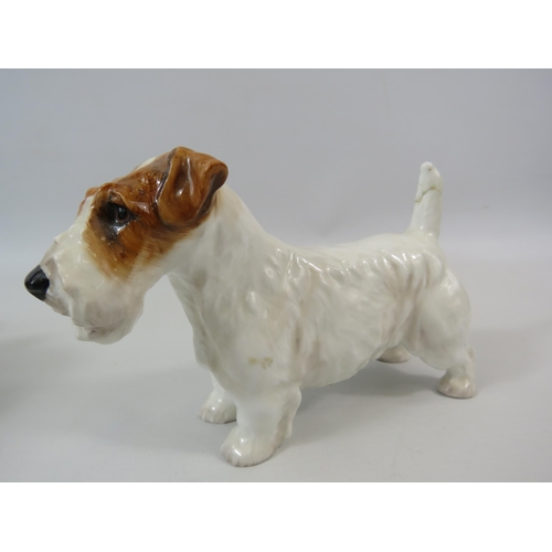 6 - Beswick Perch model 1865 and a Royal Doulton Terrier both are A/F See pics.