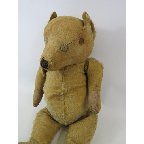 131 - Large antique Teddy bear , approx 23.5