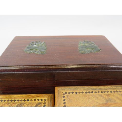 139 - 3 small wooden trinket / keepsake boxes