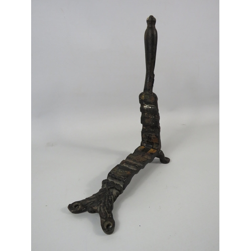 170 - Antique Pharmacy cast iron cork press.