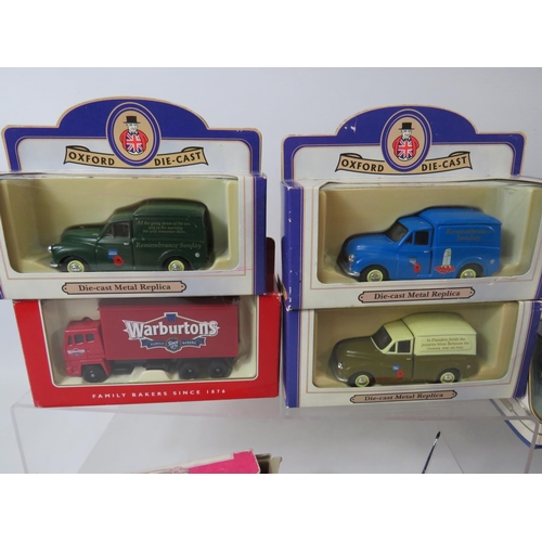 1605 - Mixed lot of Die Cast metal cars, Three by Dinky, Oxford and unboxed playworn Corgi models. See phot... 