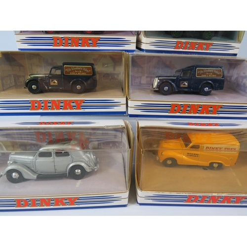 1608 - Six Dinky Die Cast models plus one Corgi Die Cast Truck. All boxed and unused. See photos for detail... 