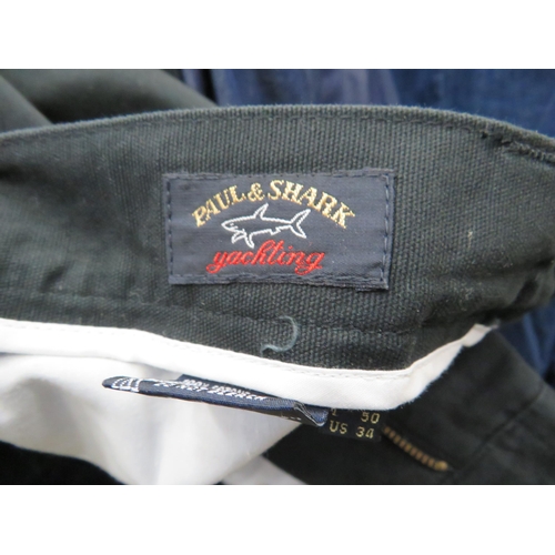 1884 - 4 pairs of Mens Paul and Shark trousers all have had very little use, size 34R