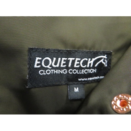 1907 - Equitech Clothing long horse riding coat, size medium. very little use.