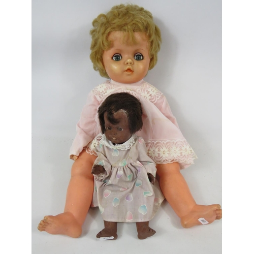 1747 - Two Vintage 1950's Dolls, one by FKO. See photos