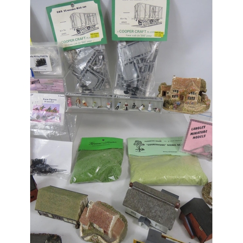 1738 - Selection of Packeted and unused Trackside accessories for 'O'  'N' & OO Gauge.  See photos.