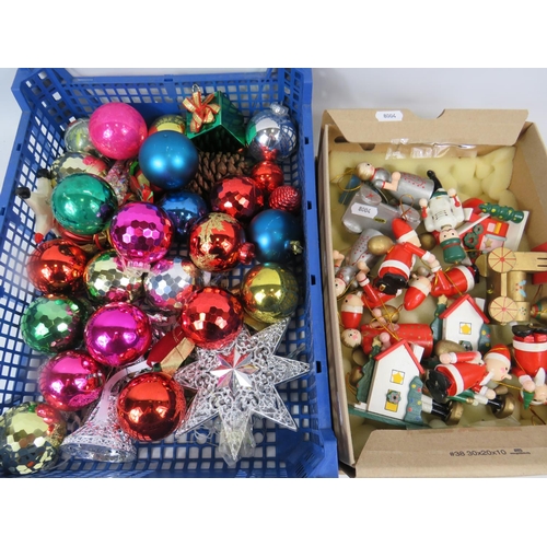 1750 - Selection of Christmas tree decorations. See photos.