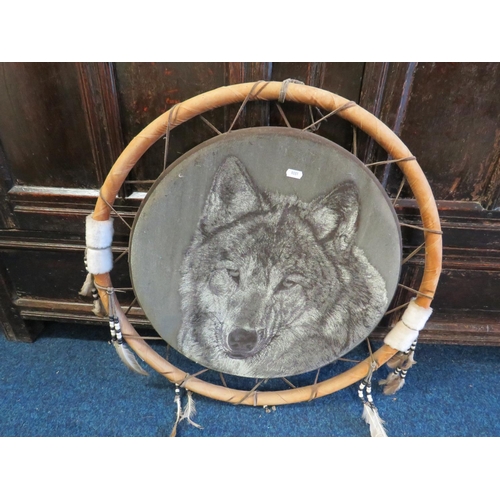 1964 - Large native American Dream catcher. See photos.   25 inches Diameter.  S2