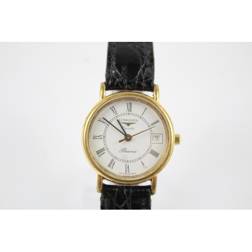 7 - LONGINES Women's Gold Tone Dress WRISTWATCH Quartz WORKING     404741