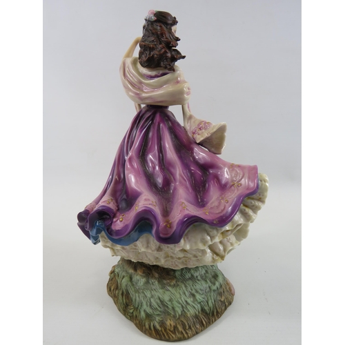 138 - Franklin Mint limited edition Hand painted figurine Emily Brontes 