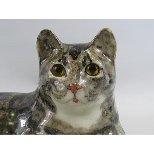 147 - Large Winstanley Cat Figurine Size 7 , approx 14.5