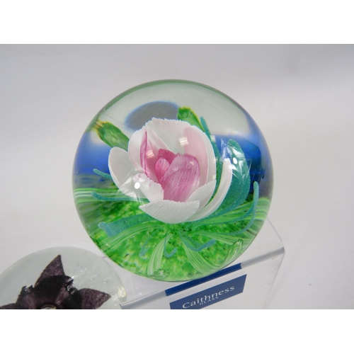 160 - 2 Caithness limited edition paperweights 