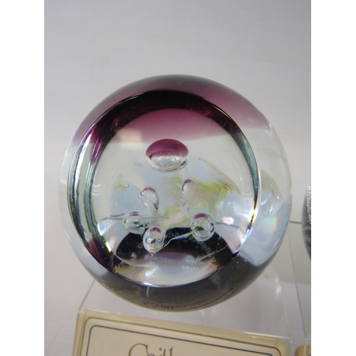 162 - 2 Caithness limited edition paperweights 