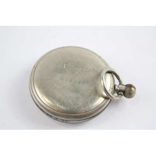 29 - GS/TP Military Issued Gents WWII Era POCKET WATCH Hand-wind WORKING     404869