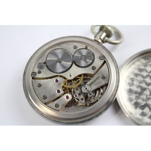 29 - GS/TP Military Issued Gents WWII Era POCKET WATCH Hand-wind WORKING     404869