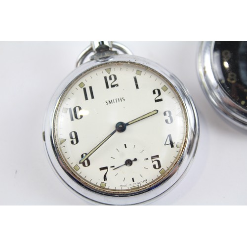 30 - Gents Vintage POCKET WATCHES Hand-wind WORKING Inc. SMITHS Etc. x 3     2140487