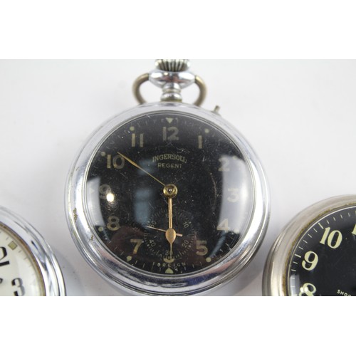 30 - Gents Vintage POCKET WATCHES Hand-wind WORKING Inc. SMITHS Etc. x 3     2140487