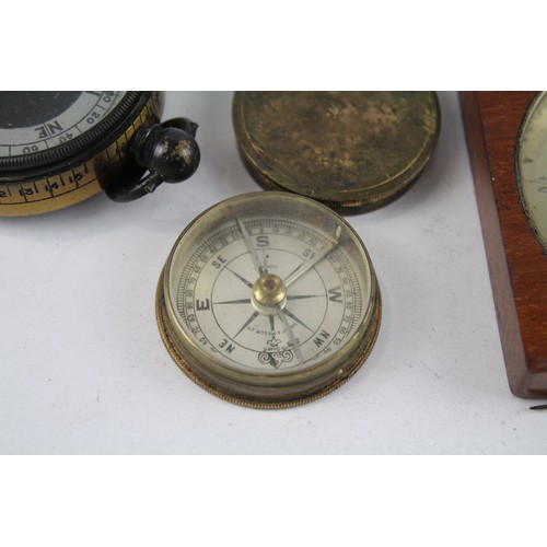 57 - 3 x Compasses One Marked Short & Mason     637716