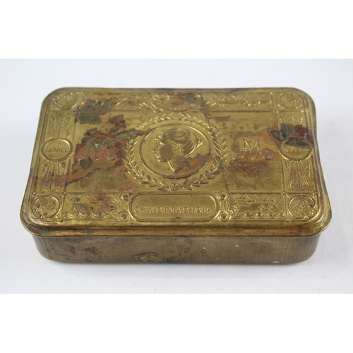 58 - WW1 1914 Princess Mary Brass Christmas Tin     637679