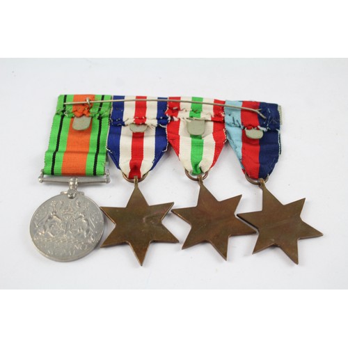 61 - WW2 Mounted France & Germany Star Medal Group      637744