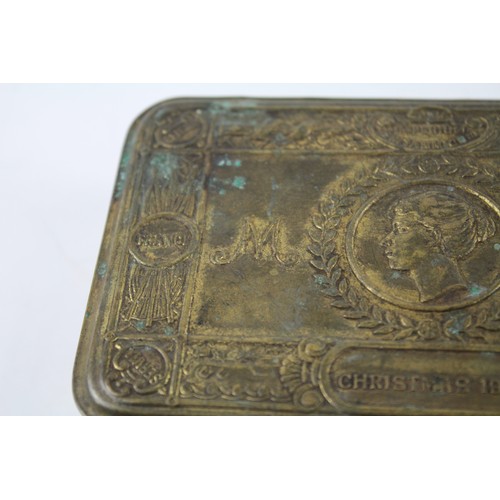 64 - WW1 1914 Princess Mary Brass Christmas Tin      631835