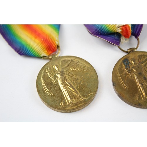 70 - 3 x WW1 Victory Medals Named 1427D T Symons SMN RNR Etc     637668