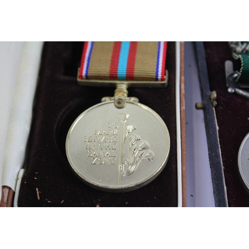 72 - 3 x Boxed Medals Inc Suez Canal, Eastern Service, Pakistan Medal     637768