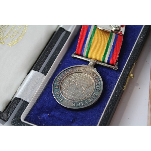 72 - 3 x Boxed Medals Inc Suez Canal, Eastern Service, Pakistan Medal     637768