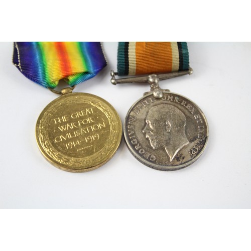 73 - WW1 Medal Pair & Original Ribbons     637643