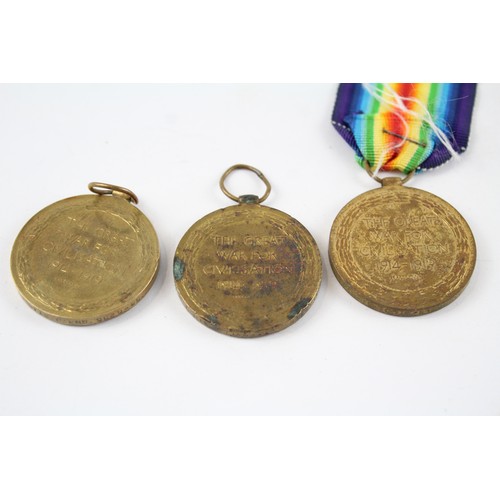 75 - 3 x WW1 Victory Medals      637682