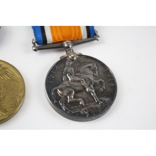 76 - WW1 Medal Pair & Original Ribbons     637698