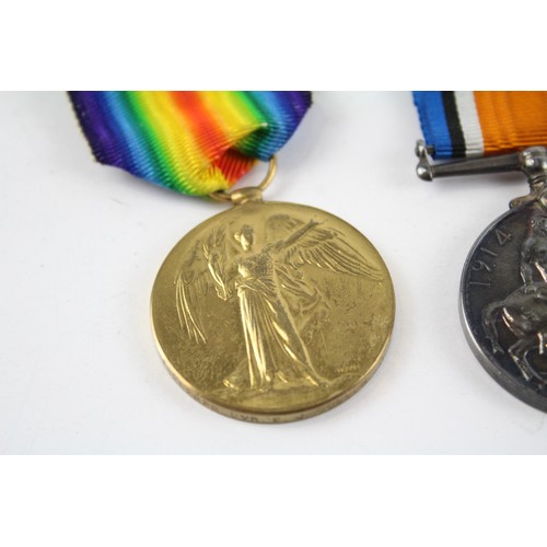 76 - WW1 Medal Pair & Original Ribbons     637698