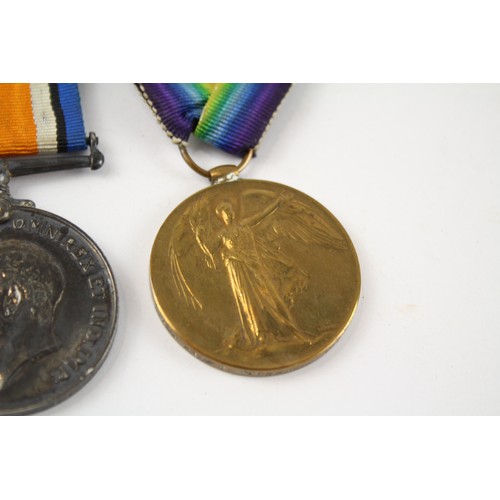 81 - WW1 Medal Pair Named 32234 PTE J Marshall The Queens     637711