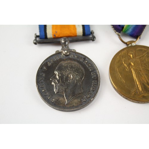 81 - WW1 Medal Pair Named 32234 PTE J Marshall The Queens     637711