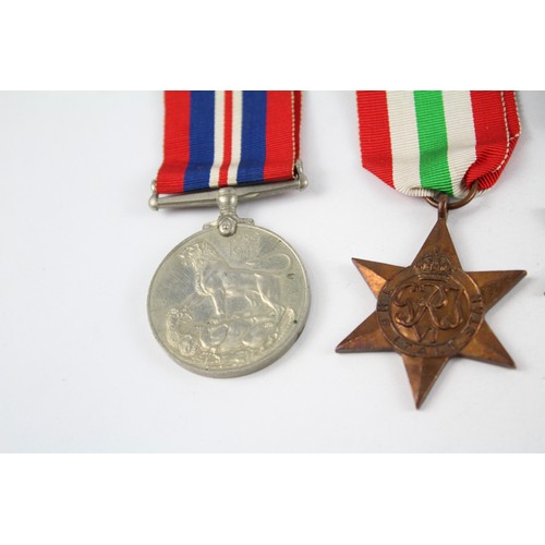 83 - 6 x WW2 Medals Inc. Africa - Italy - France & Germany Stars     637518