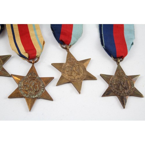 83 - 6 x WW2 Medals Inc. Africa - Italy - France & Germany Stars     637518