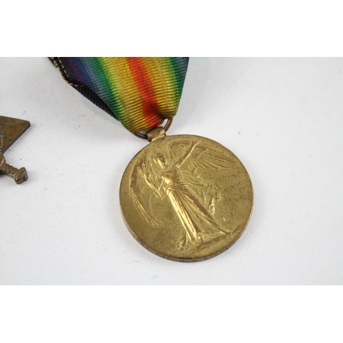 88 - 2 x WW.I Medals Inc. Victory & 1914-15 Star Named. 4693 Pte. J.J. Duffy North St     637742