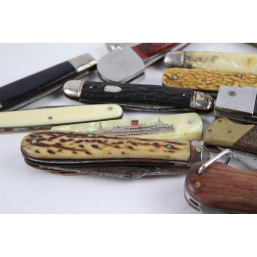 104 - 15 x Vintage Assorted Pocket KNIVES  Inc Smokers Knives, Pen Knives Etc     485009