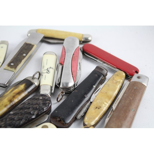 105 - 15 x Vintage Assorted Pocket KNIVES  Inc Smokers Knives, Pen Knives Etc     485010